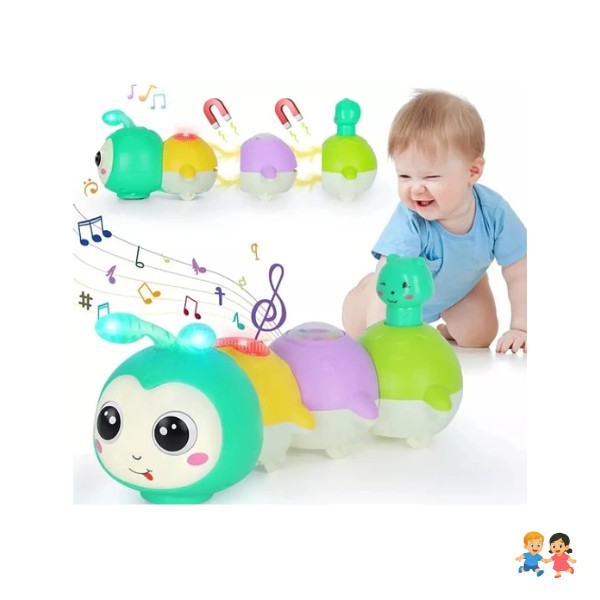 Juguete Interactivo Musical De Oruga Para Gatear.