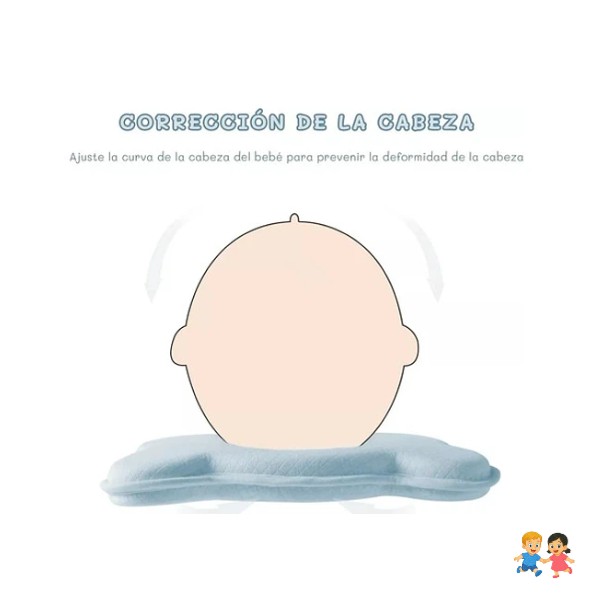 Almohadas Para Bebés Cojín Cabeza Plana.
