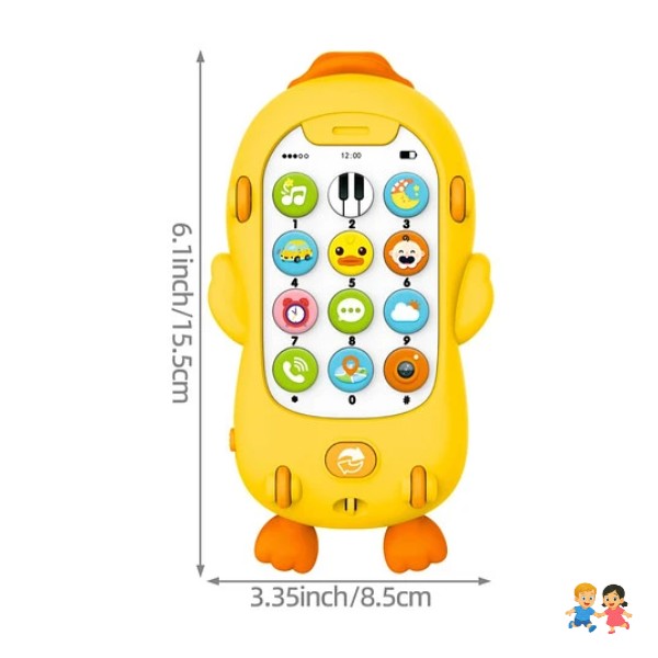 Teléfono Celular Musical Luminoso Juguete Para Bebé Y Niños.