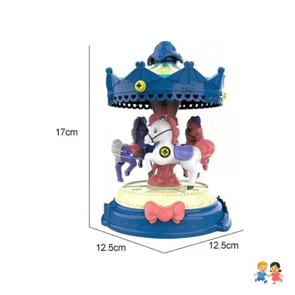 Juego Sensorial Interactivo Carrusel Armable.
