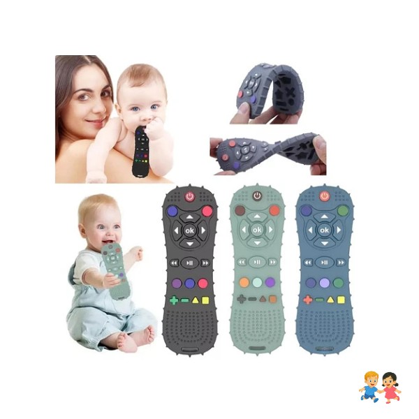 Mordedor Bebé Juguete Sensorial Diseño Control Remoto.