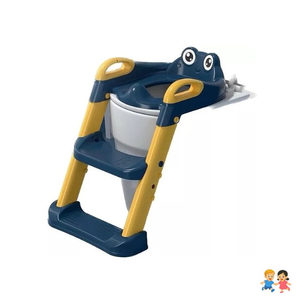 Asiento Adaptador Escalera Inodoro Wc Para Niños Acolchado