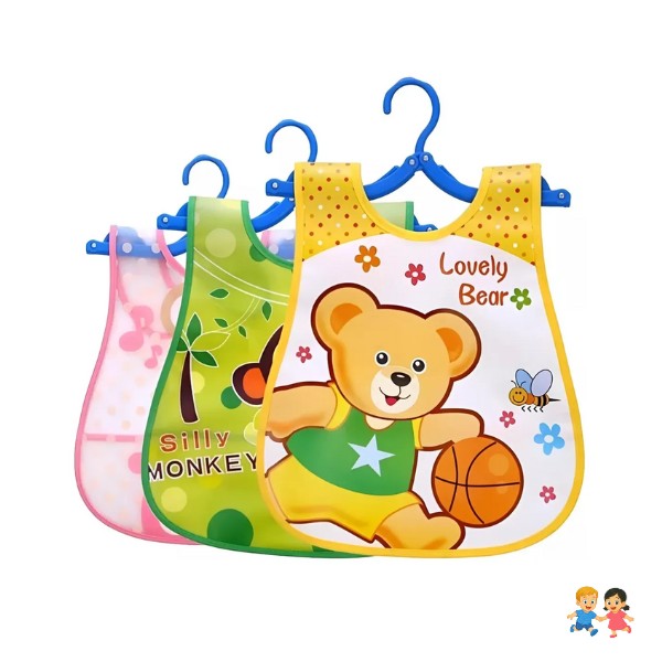 Baberos Impermeable, Lavables, Deslizables, Babero Guagua.
