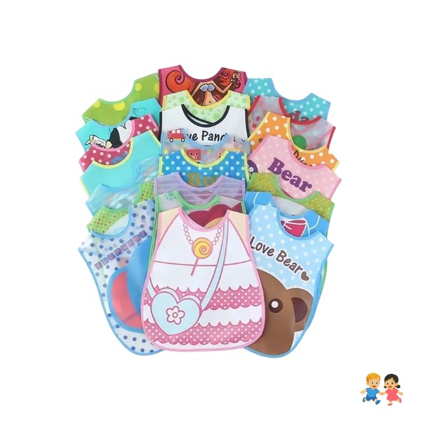 Baberos Impermeable, Lavables, Deslizables, Babero Guagua.