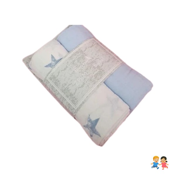Pack 2 Mantas Muselina Para Bebé 120x110cm Algodón.