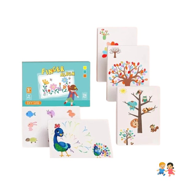 Divertido Kit De Pintura De Dedos, Juego Creativo De Pintura.