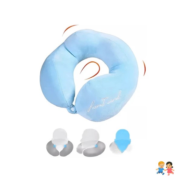 Almohada Cojín Cuello Cervical Viaje Auto Escritorio.