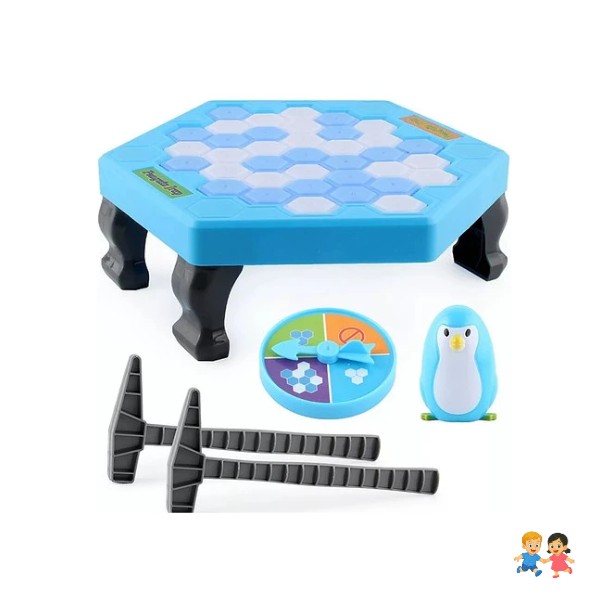 Juego De Mesa Trampa Salva Pingüino Bloques Familia juguetes.