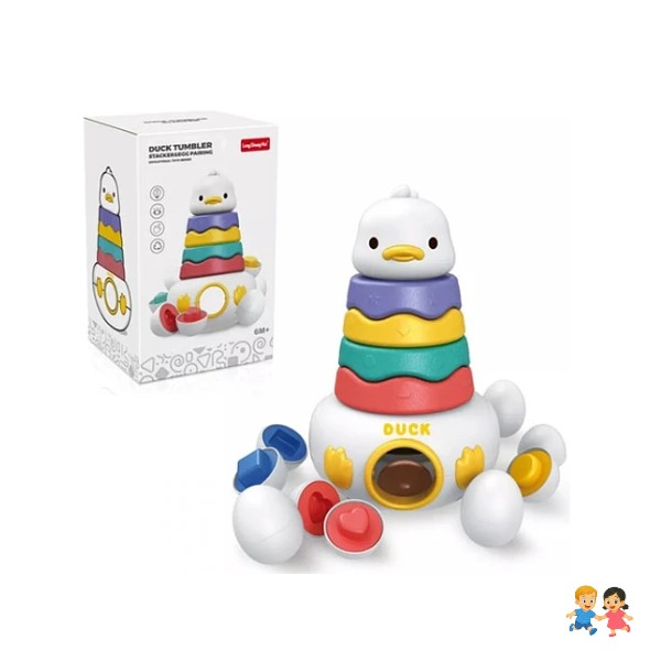 Juego Encaje Huevos Montessori Figuras Niños Duck.