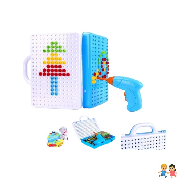 Maleta Interactiva De Herramientas Para Niños - 258 Piezas.