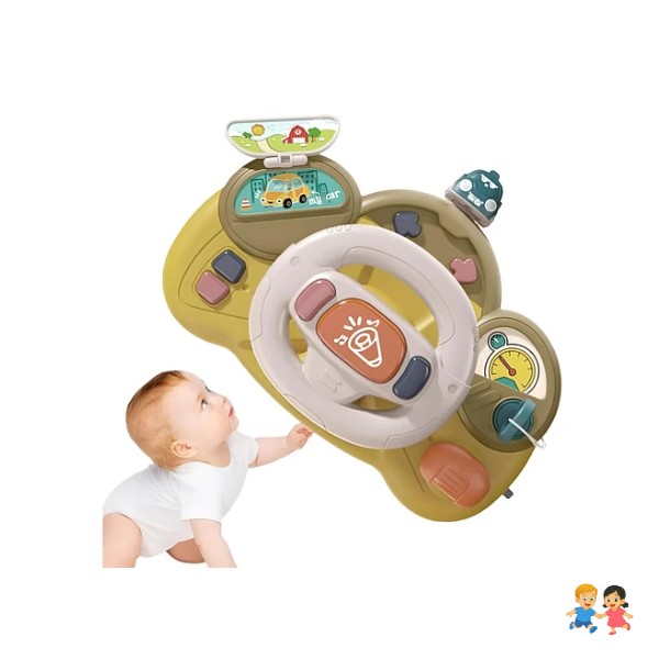 Volante Infantil Multifunción Para Bebé, Juguetes Musicales.