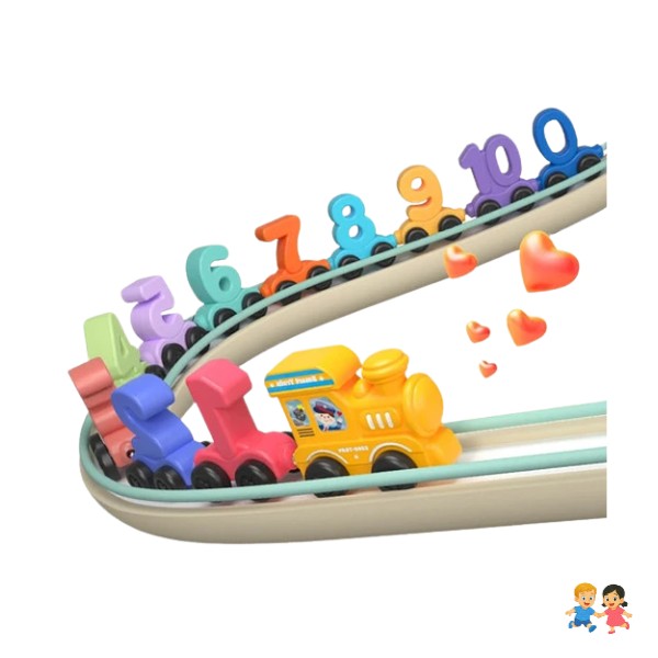Juego De Tren De Números Magnéticos Juguetes Educativo.
