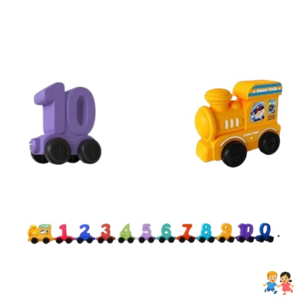 Juego De Tren De Números Magnéticos Juguetes Educativo.
