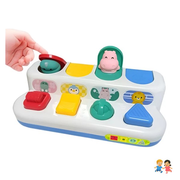Juego Pop Up Didáctico Animales Montessori Primera Infancia.