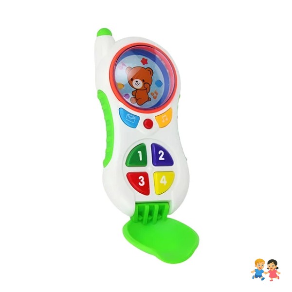 Teléfono Celular Musical Interactivo Sonido Luces Para Bebe.