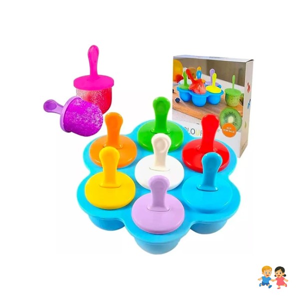 Moldes De Silicona Para Helados Niños Bebé.