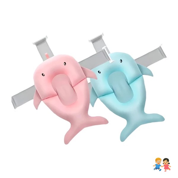 Hamaca Malla Para Bañera Tina De Bebe Pez Asiento.