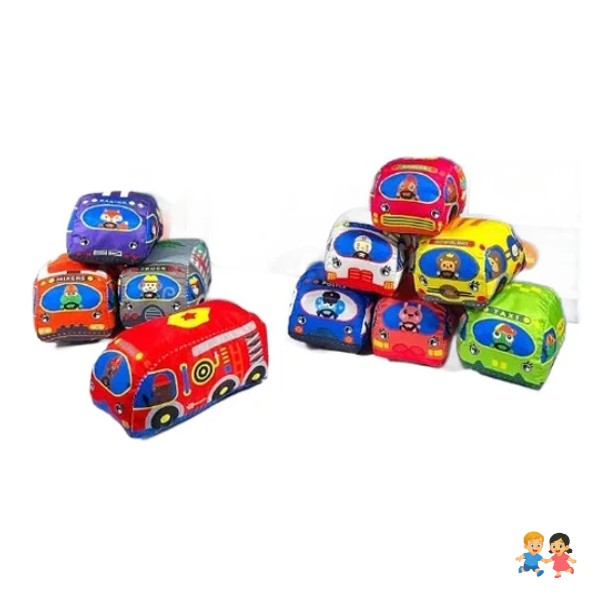 Pista Con Autos De Tela Para Bebés.