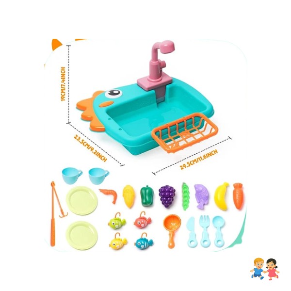 Lavaplato De Juguete Fregadero Cocina Juguete De Niños.