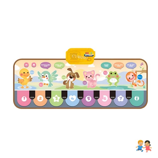Alfombra Piano Musical Tapete Para Bebés Y Niños.