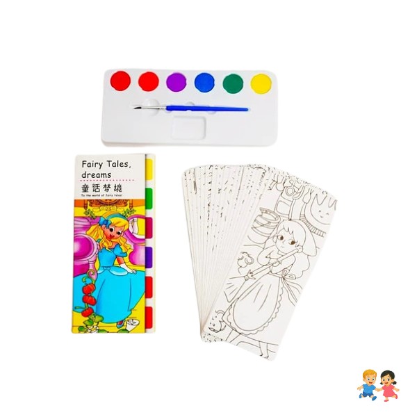 Set De Pintura Para Pintar y Libro Dibujo.