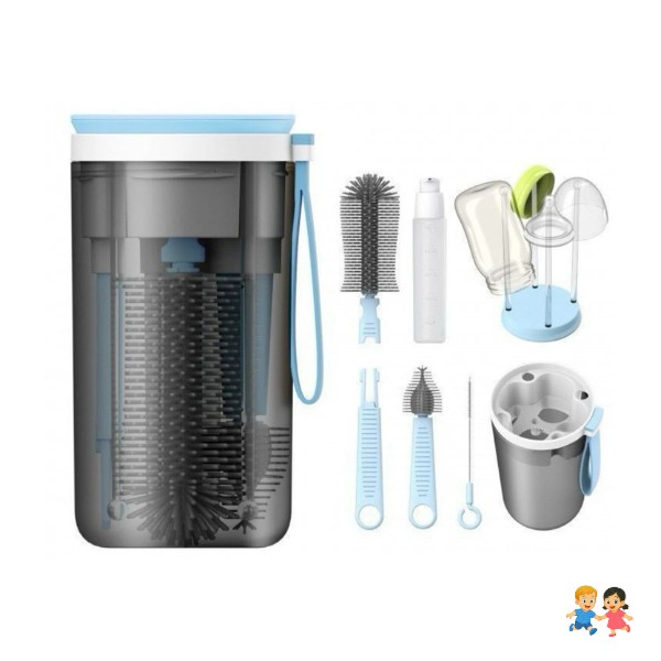 Set De Limpieza Cepillos Portátil Para Mamaderas Biberones.