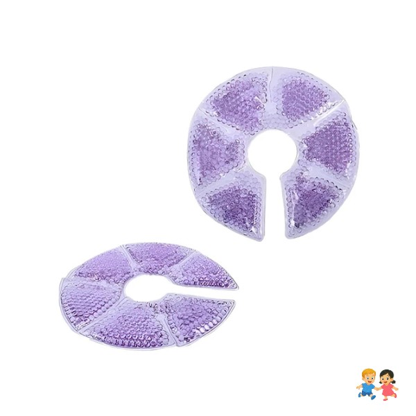 Almohadillas En Gel Para Lactancia Materna, 2 Unid + 2 Funda.