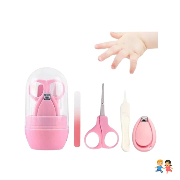 Set De Cuidado Para Bebés Higiene 4 En 1 Kit Bebé Corta Uñas.
