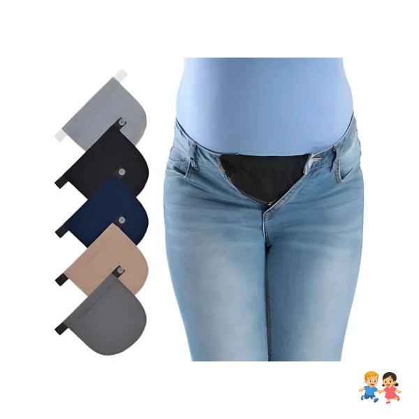 Set 5 Extensores De Pantalón Bandas Para Embarazo Maternidad.