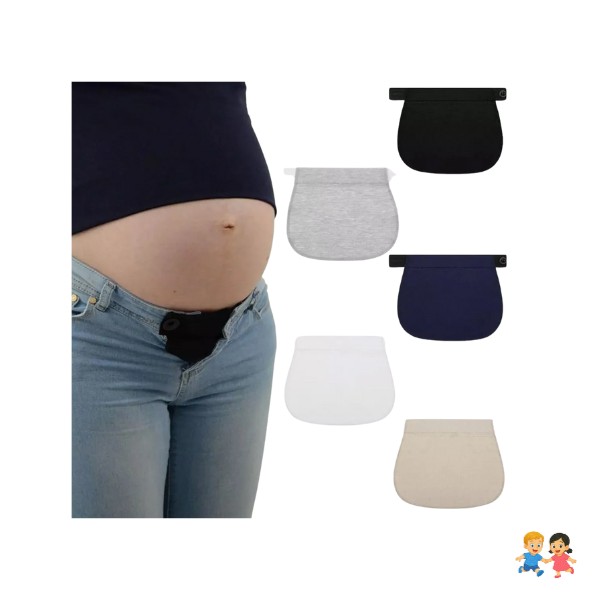 Set 5 Extensores De Pantalón Bandas Para Embarazo Maternidad.