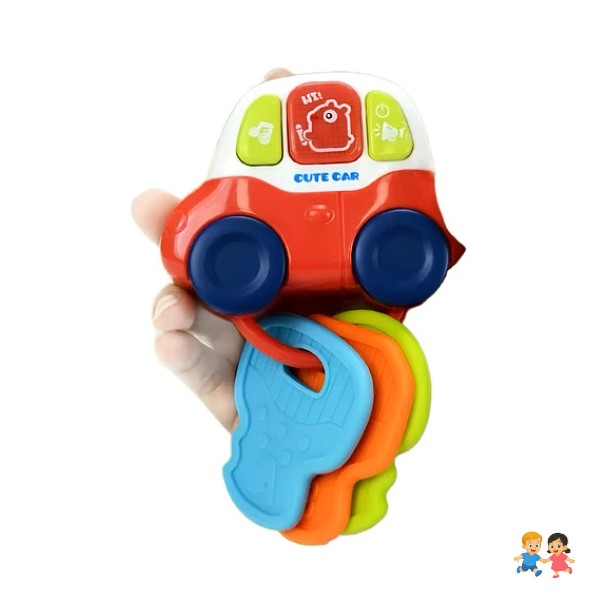 Juguete Montessori Para Bebé, Llave De Coche Musical.