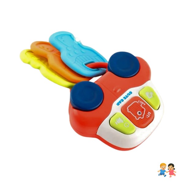 Juguete Montessori Para Bebé, Llave De Coche Musical.