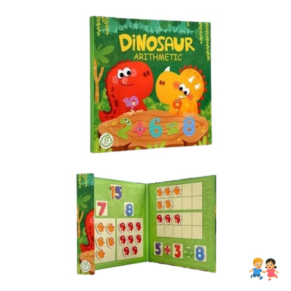 Libro Sensorial Didáctico Montessori Magnético Matemáticas.