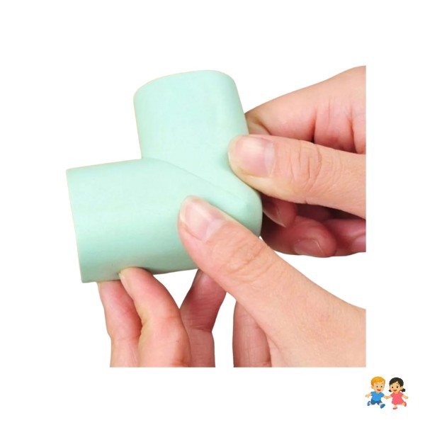 Pack 12 Protectores De Esquinas Goma Antigolpes.