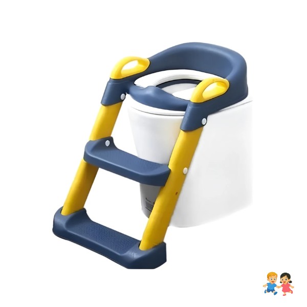 Asiento Adaptador De Inodoros Para Niños/niñas De Escalera.