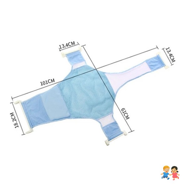 Hamaca Malla Para Bañera Tina De Bebe 4 Puntas.