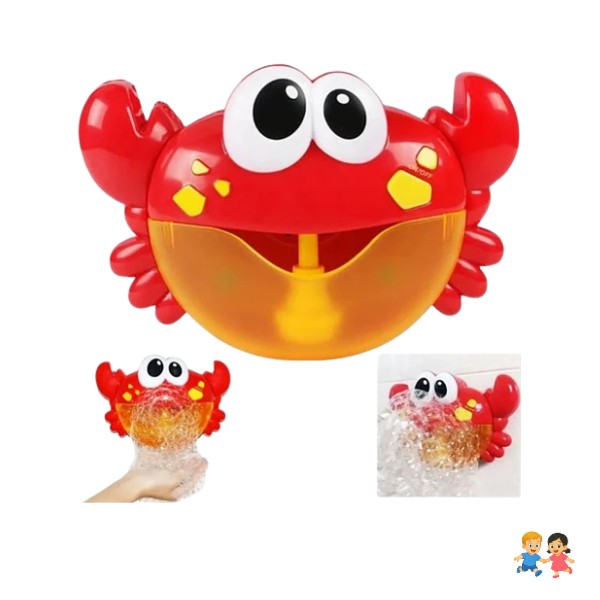 Juguete Cangrejo Burbujas De Baño Tina Para Bebe.