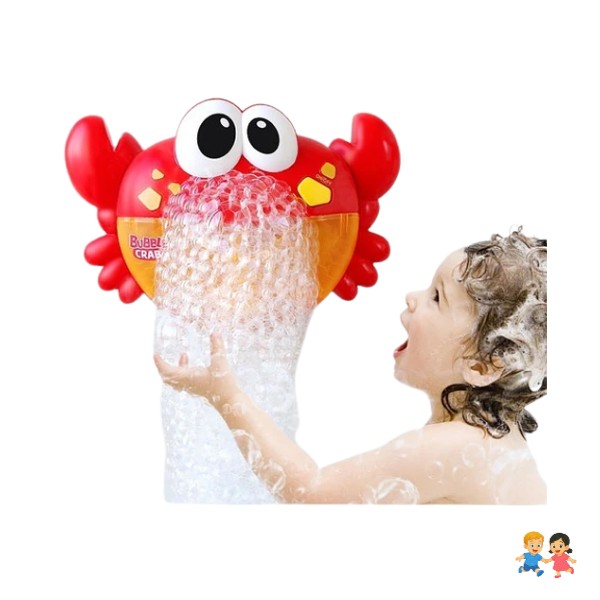 Juguete Cangrejo Burbujas De Baño Tina Para Bebe.