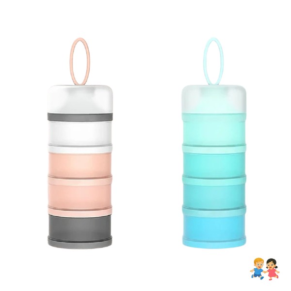 Dispensador 4 Niveles De Leche Alimentos Para Bebes Portátil.