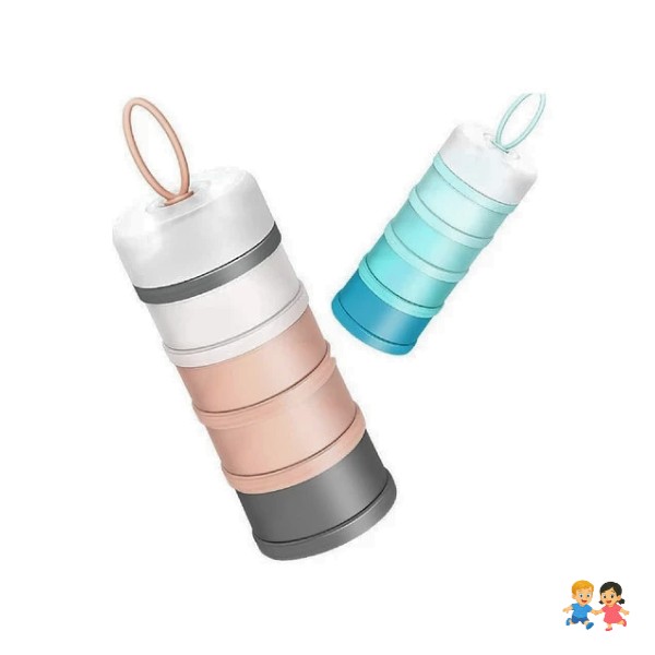 Dispensador 4 Niveles De Leche Alimentos Para Bebes Portátil.