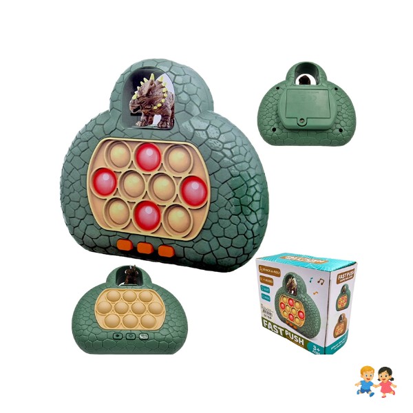 Pop-it Juguete Electrónico Sensorial Antiestrés Dino.