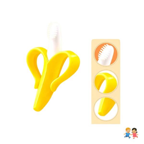 Mordedor Banana De Silicona Para Bebés.