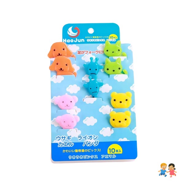 Tenedor Para Niños Con Diseños De Animales Para Loncheras.