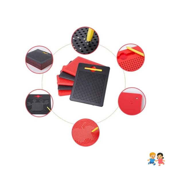 Juego Tablero De Patrones Magnético Niños.