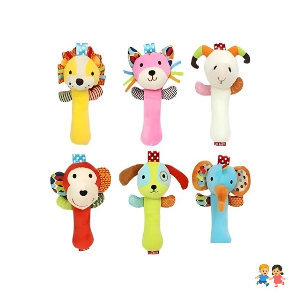 Sonajero Para Estimulación Temprana Bebé Peluche.