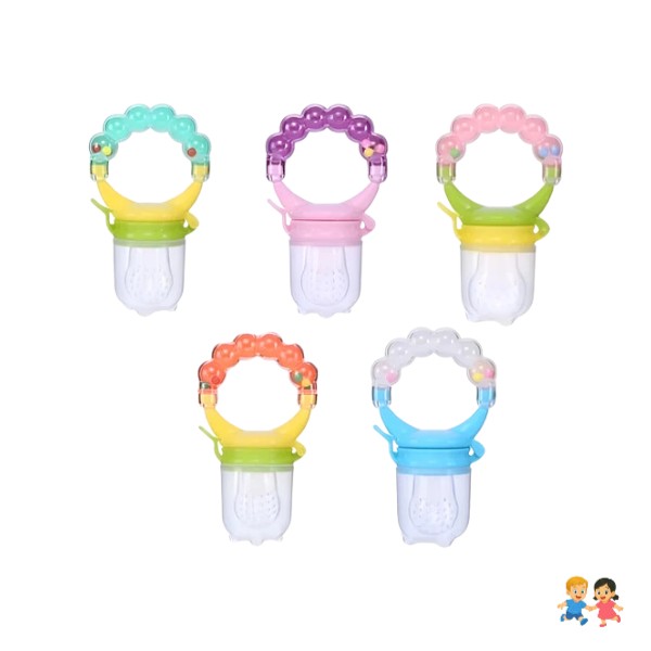 Chupete Para Fruta Con Sonajero Para Bebé Niño Y Niña.