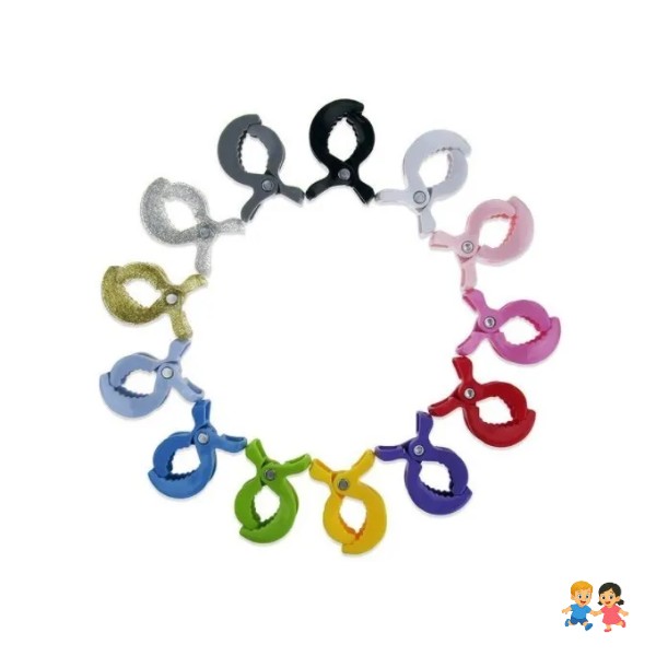 Pinzas Para Coche Sujeta Mantas Para Bebe 2 Unidades.