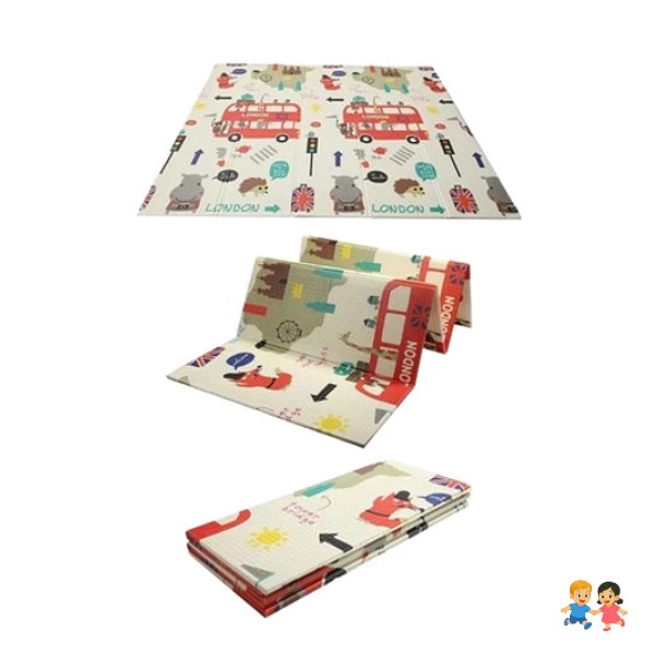 Alfombra Antigolpes Para Niños Bebes Plegable.