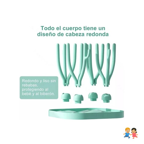 Escurridor De Mamaderas Con Bandeja De Secado.