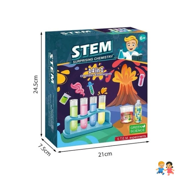 Kit Ciencia Experimentos Laboratorio Niños Juego.